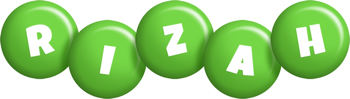 Rizah candy-green logo