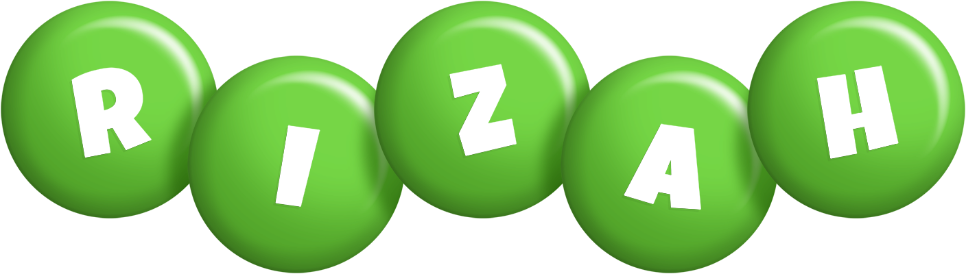 Rizah candy-green logo