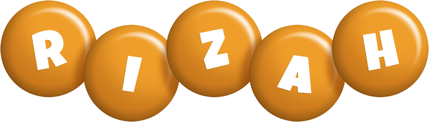 Rizah candy-orange logo