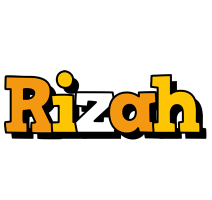 Rizah cartoon logo