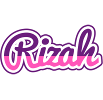 Rizah cheerful logo