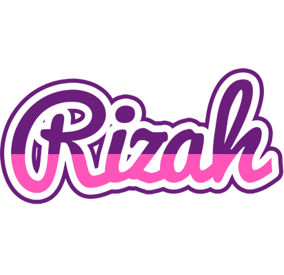 Rizah cheerful logo