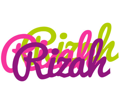 Rizah flowers logo