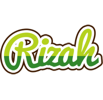 Rizah golfing logo