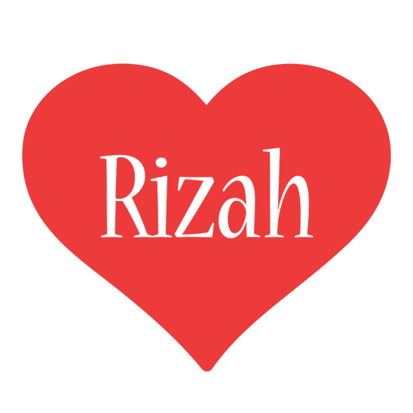Rizah love logo