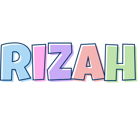 Rizah pastel logo