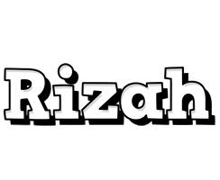 Rizah snowing logo