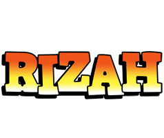 Rizah sunset logo