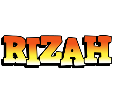 Rizah sunset logo
