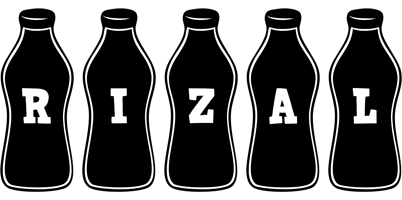 Rizal bottle logo