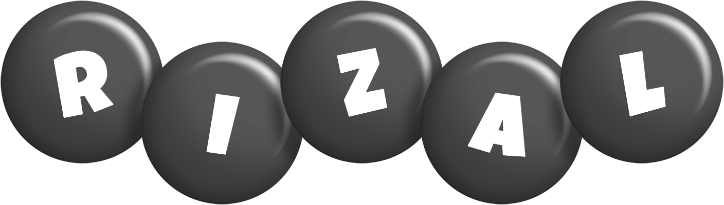 Rizal candy-black logo