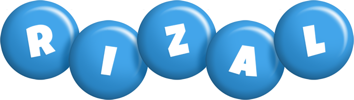 Rizal candy-blue logo