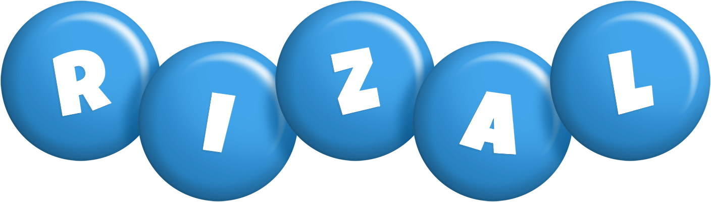 Rizal candy-blue logo