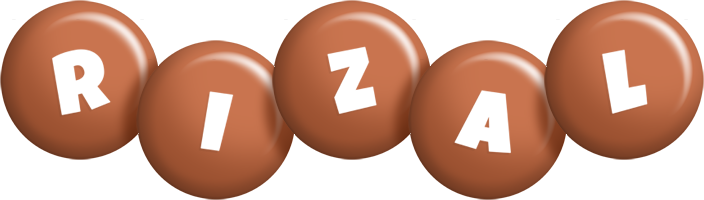 Rizal candy-brown logo
