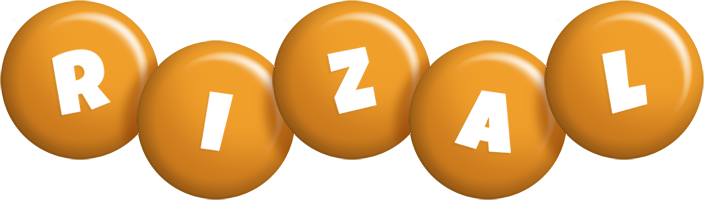 Rizal candy-orange logo