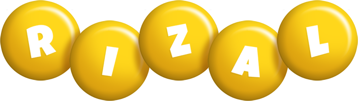 Rizal candy-yellow logo