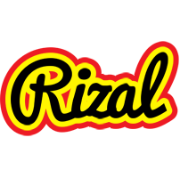 Rizal flaming logo