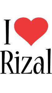 Rizal i-love logo
