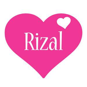Rizal love-heart logo