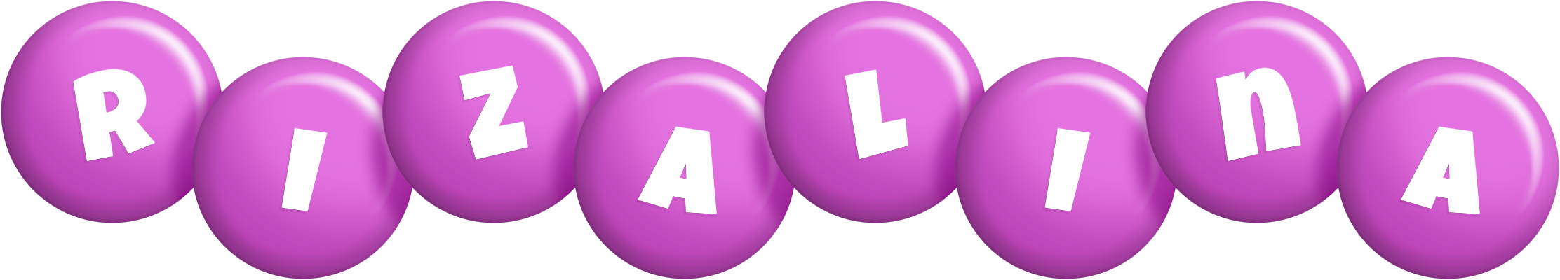Rizalina candy-purple logo