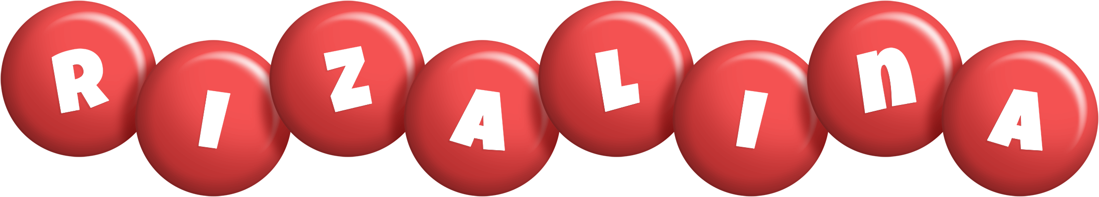 Rizalina candy-red logo