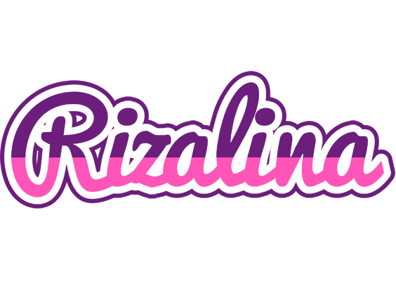 Rizalina cheerful logo