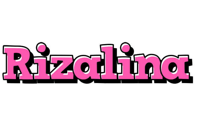 Rizalina girlish logo