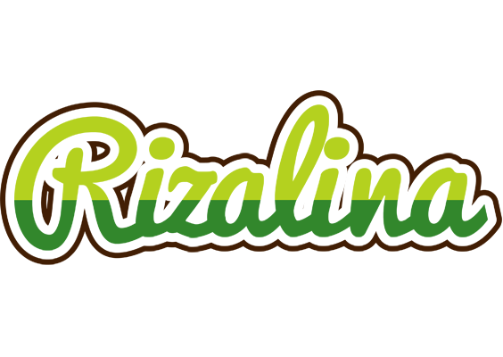 Rizalina golfing logo