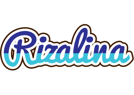 Rizalina raining logo