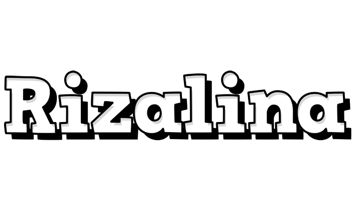 Rizalina snowing logo