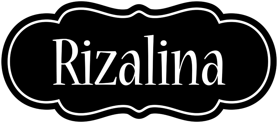 Rizalina welcome logo