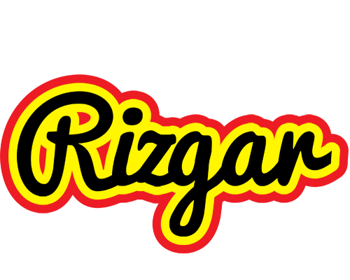 Rizgar flaming logo