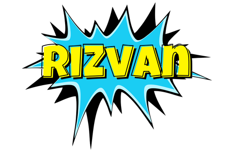 Rizvan amazing logo