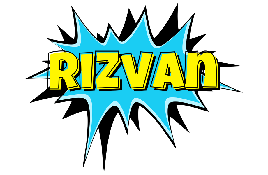 Rizvan amazing logo