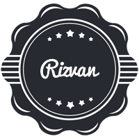 Rizvan badge logo