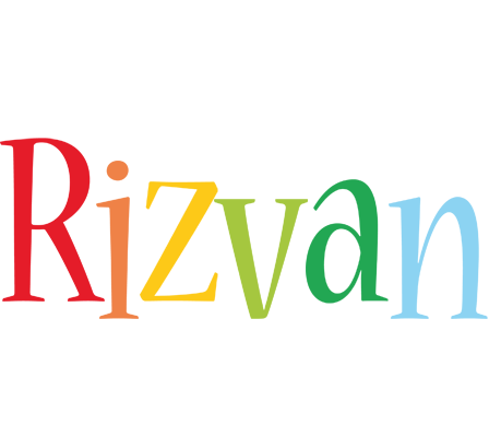 Rizvan birthday logo