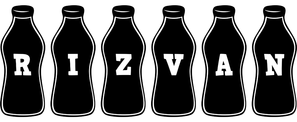 Rizvan bottle logo