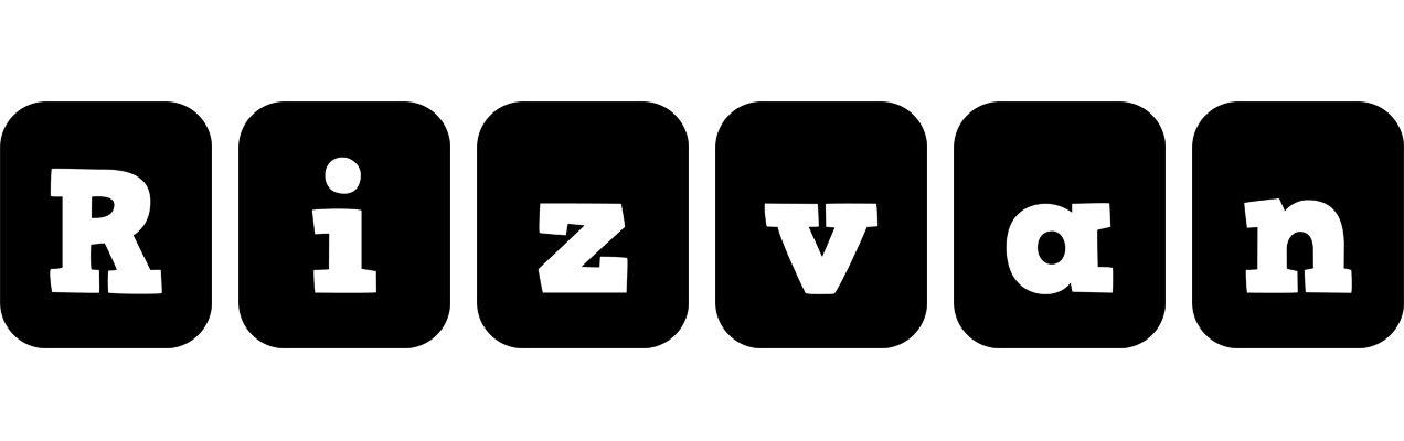 Rizvan box logo