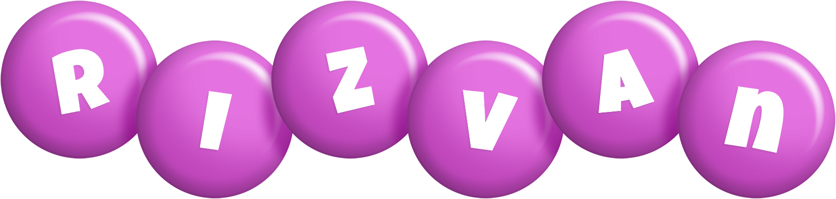 Rizvan candy-purple logo