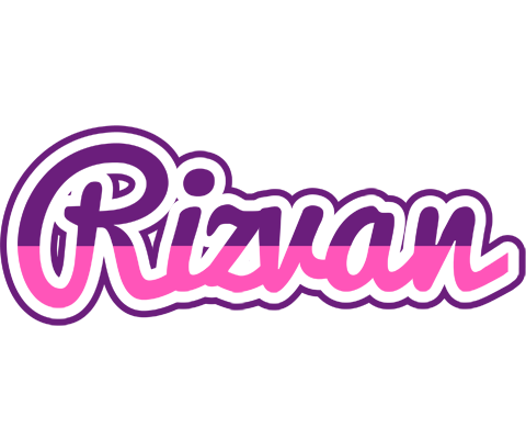Rizvan cheerful logo