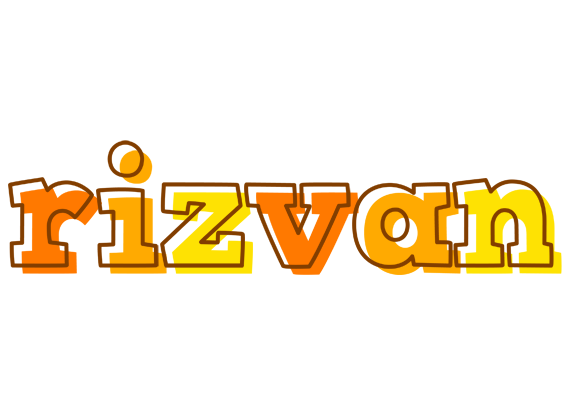 Rizvan desert logo