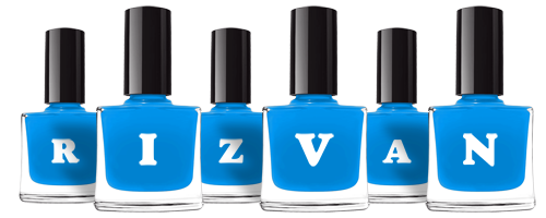 Rizvan glossy logo