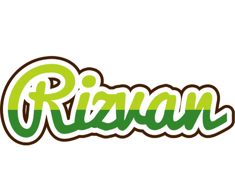 Rizvan golfing logo