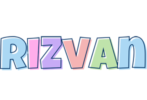 Rizvan pastel logo