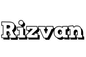 Rizvan snowing logo