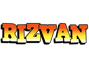 Rizvan sunset logo