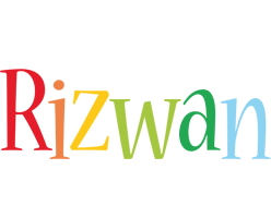 Rizwan birthday logo