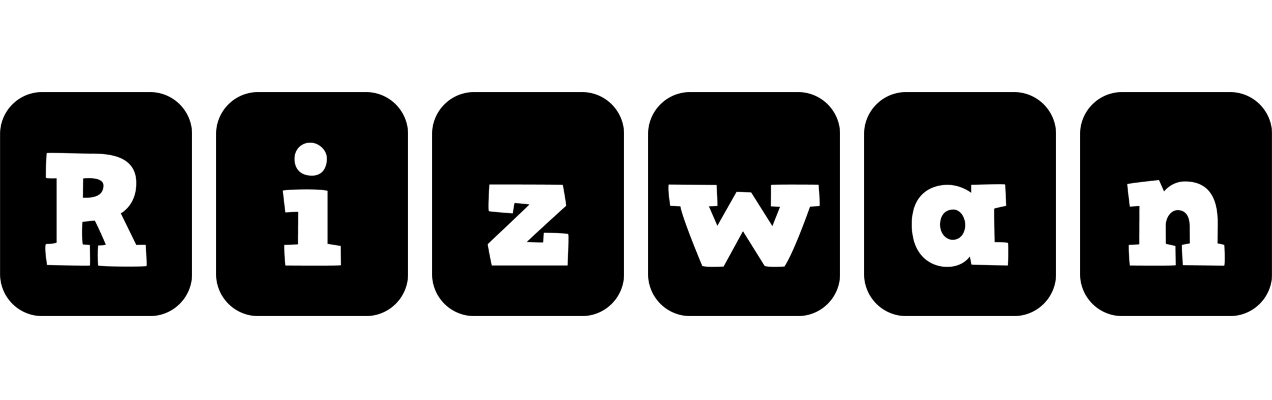 Rizwan box logo