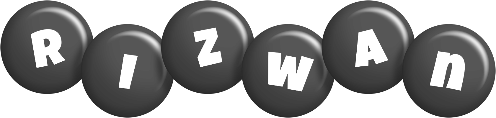 Rizwan candy-black logo