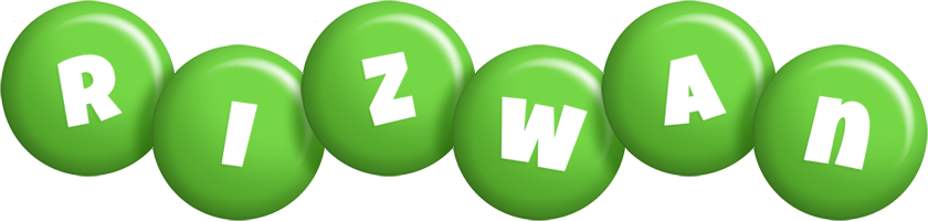 Rizwan candy-green logo